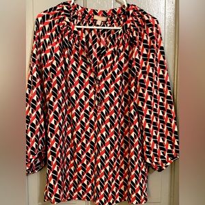 ⚜️"BANANA REPUBLIC" FUN AND CLASSY WOMENS BLOUSE!⚜️